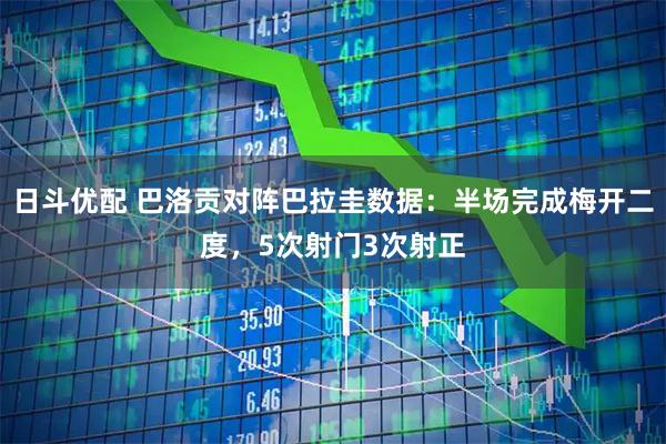日斗优配 巴洛贡对阵巴拉圭数据：半场完成梅开二度，5次射门3次射正
