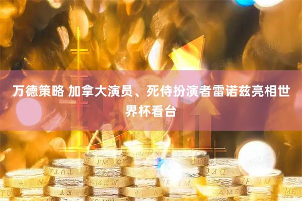万德策略 加拿大演员、死侍扮演者雷诺兹亮相世界杯看台
